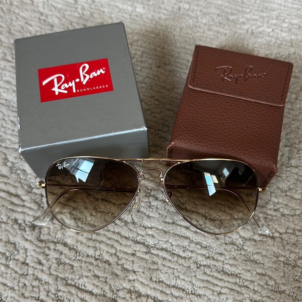 Folding RayBans Aviator RB3479 001/51 58 14 144 2N
